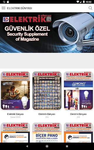 Elektrik Dünyası Dergisi ekran görüntüsü