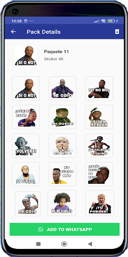 Stickers Con Frases Animados ekran görüntüsü