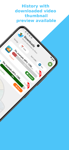 File Split Downloader ekran görüntüsü