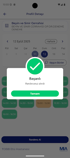 TOBB ETÜ Health ekran görüntüsü