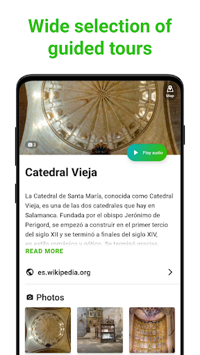 Salamanca SmartGuide ekran görüntüsü