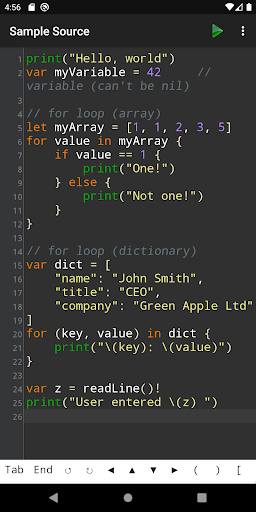 Sedona - Compiler for Swift ekran görüntüsü