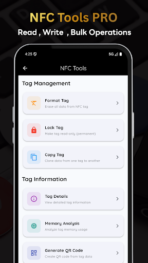 NFC Tools Pro ekran görüntüsü