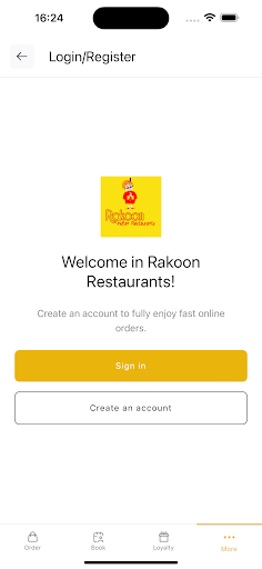 Rakoon Restaurants ekran görüntüsü