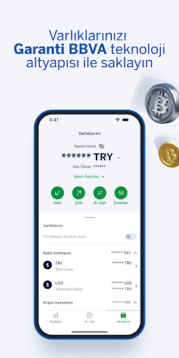Garanti BBVA Kripto ekran görüntüsü