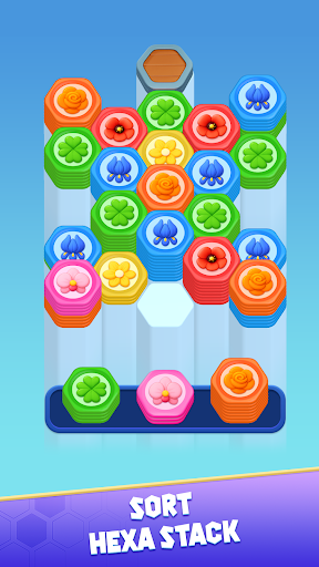 Hexa Fruzzle: Stack Sort ekran görüntüsü
