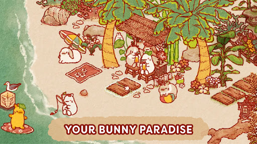 Usagi Shima: Cute Bunny Game ekran görüntüsü