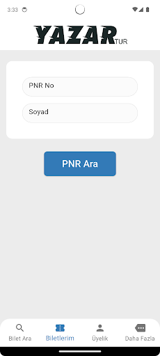 Yazar Tur ekran görüntüsü