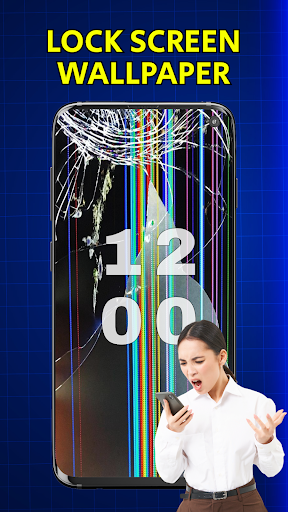 Broken Screen: Wallpaper 4K ekran görüntüsü
