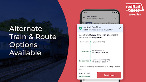 Train Ticket Booking, Status ekran görüntüsü