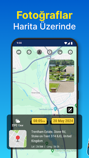 GPS Harita Kamera Uygulaması ekran görüntüsü