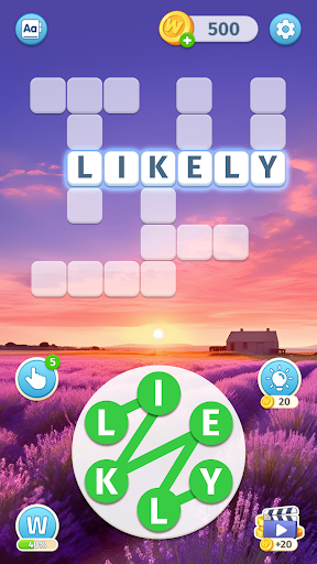 Sky Words: Relax Puzzle Games ekran görüntüsü
