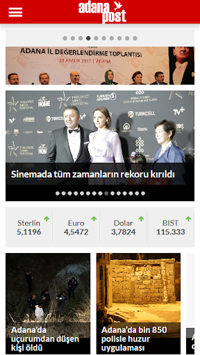 Adanapost Haber Portalı ekran görüntüsü