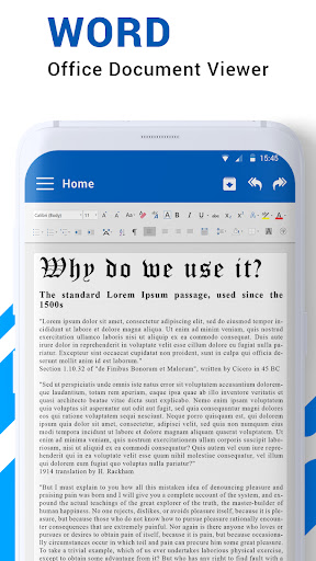 Word Office - Docx Reader ekran görüntüsü