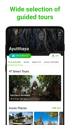 Ayutthaya SmartGuide ekran görüntüsü