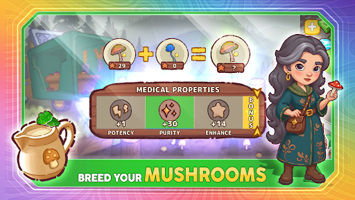 Shroomtopia: Trippy Farm Game ekran görüntüsü