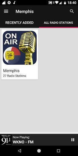 Memphis Radio Stations, USA ekran görüntüsü