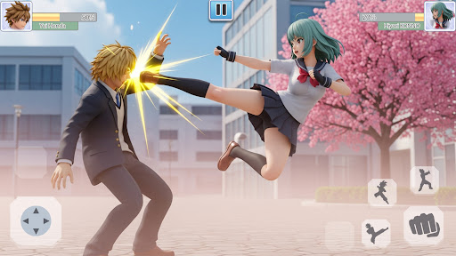 High School Fighting Game ekran görüntüsü
