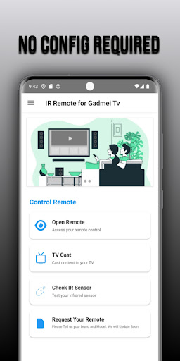 Remote for Gadamei tv ekran görüntüsü