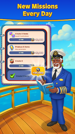 Merge Cruise: Mystery Puzzle ekran görüntüsü