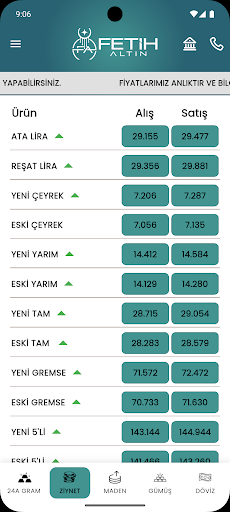 Fetih Kuyumculuk ekran görüntüsü