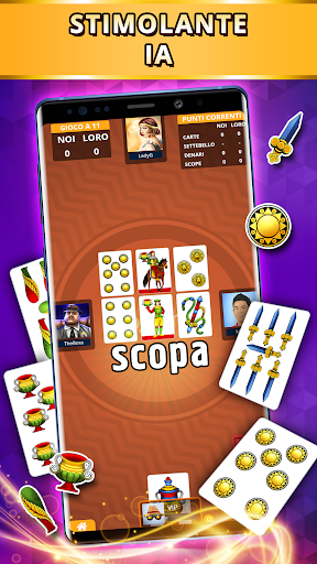 Scopa Offline: Gioco di Carte ekran görüntüsü