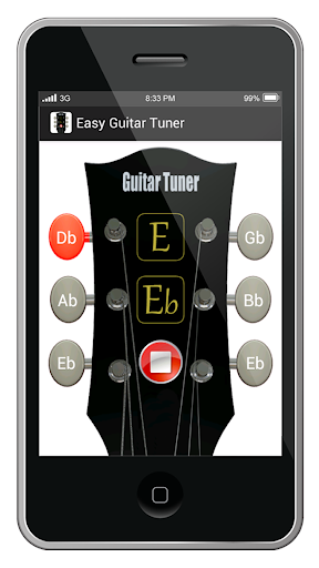 Easy Guitar Tuner ekran görüntüsü