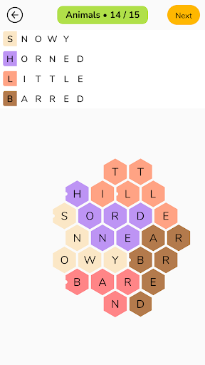 Honeycomb: Word Search Puzzle ekran görüntüsü