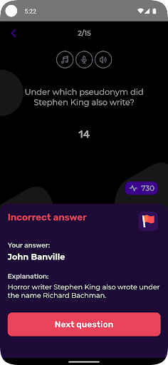 Quizly - quiz app ekran görüntüsü