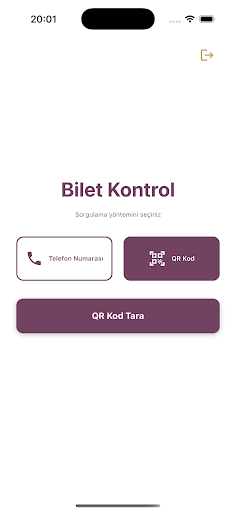 Bilet Sorgulama ekran görüntüsü