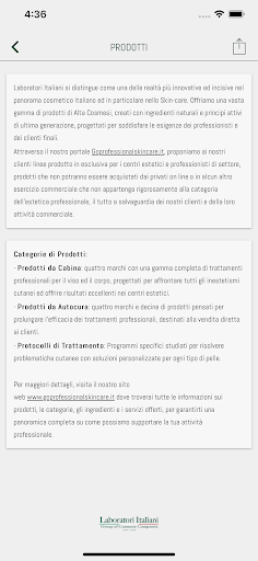 Laboratori Italiani ekran görüntüsü