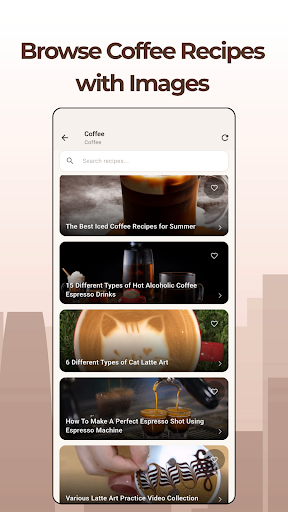 Coffee & Tea Recipes ekran görüntüsü