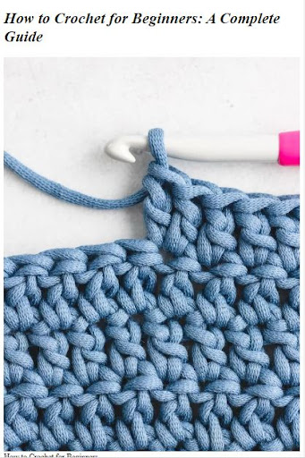 How to Crochet ekran görüntüsü