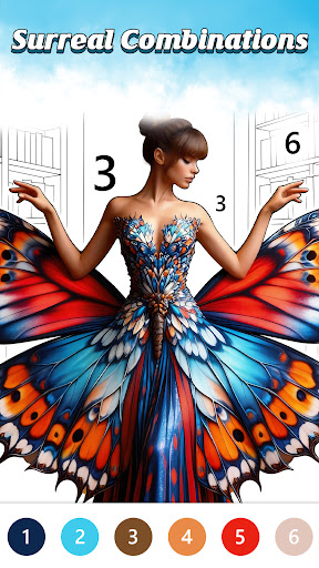 Illusion Color Paint By Number ekran görüntüsü