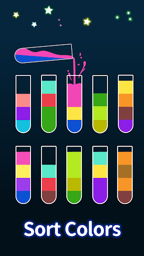 Water Sort Puzzle - Sort Color ekran görüntüsü