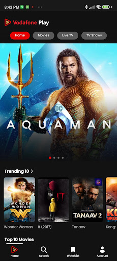 Vodafone Play TV ekran görüntüsü