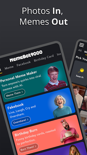 MemeBot9000: AI Meme Generator ekran görüntüsü