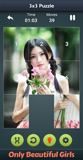 Slide Puzzles: Beautiful Girls ekran görüntüsü