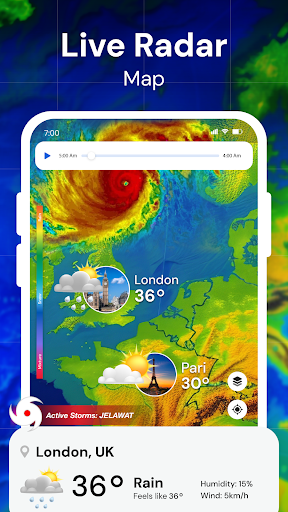 Hava Tahmini: Canlı Radar ekran görüntüsü