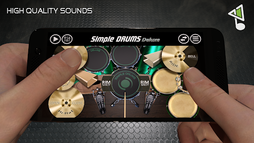 Simple Drums Deluxe: bateri ekran görüntüsü