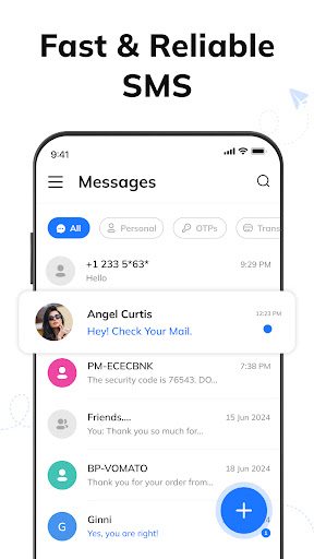 Messages: Text SMS Home App ekran görüntüsü