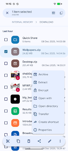 Solid Explorer File Manager ekran görüntüsü