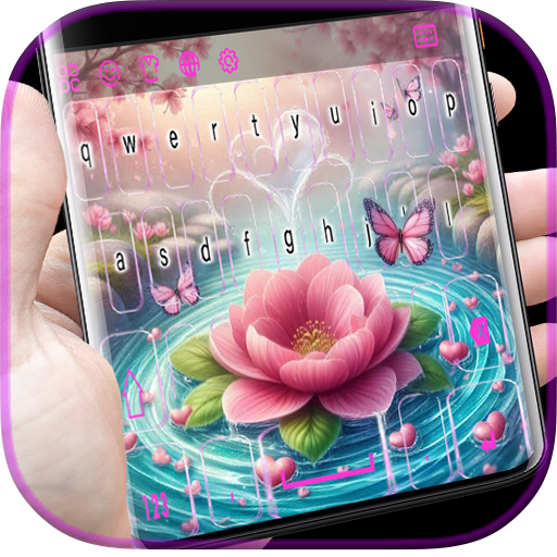 Water Flower Live Keyboard