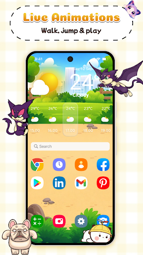 Anime Shimeji Pet Ekranda ekran görüntüsü