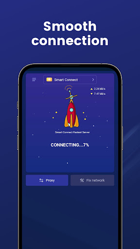 Rocket VPN -Security&Smart ekran görüntüsü