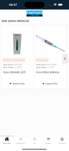 Hemen Teknik ekran görüntüsü