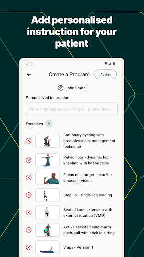 PhysiAssistant ekran görüntüsü