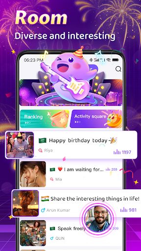 WeParty-Live Chat&Voice Party ekran görüntüsü