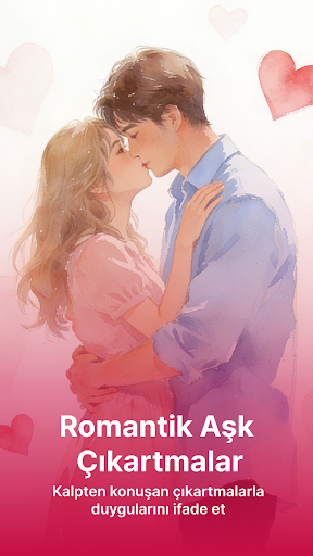 Romantik Çıkartmalar-WASticker ekran görüntüsü