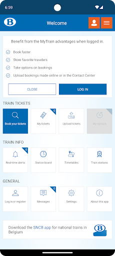 SNCB International ekran görüntüsü